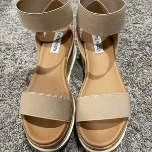 Steve Madden cork platform sandals size 7
